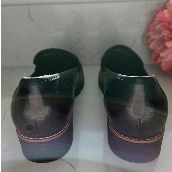 Vionic Cheryl II Black Leather Platform Loafers Women's Size 8.5 - Picture 8 of 10